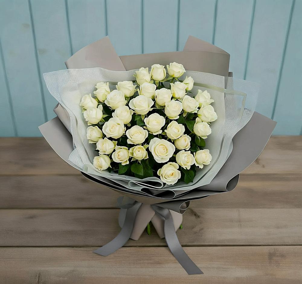Букет Белоснежная нежность в Медногорске