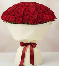 Букет 101 Красная роза Милано #REPLACE_PRED# Медногорске
