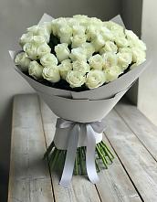 Букет 35 Белых роз в Медногорске