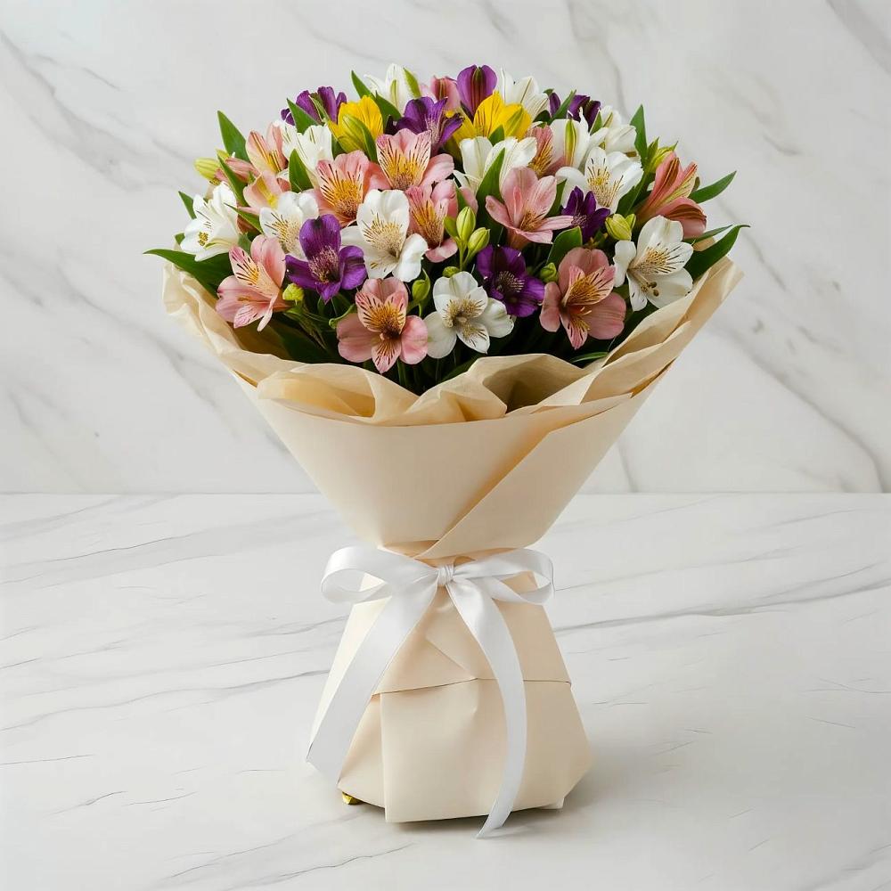 Букет цветов из: Альстромерии в Медногорске