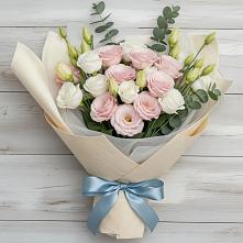 Букет цветов из:  Лизиантусы в Медногорске