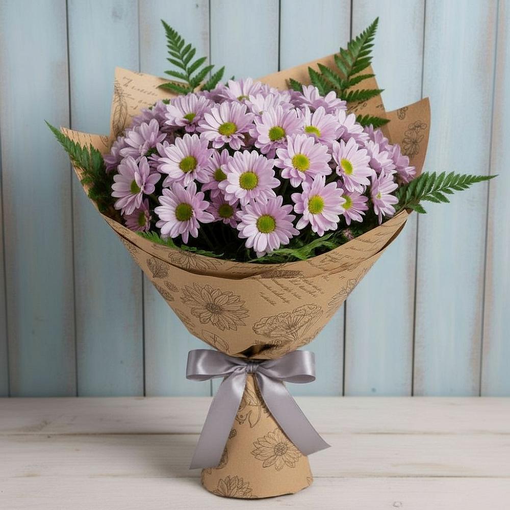 Букет цветов из: Хризантемы в Медногорске