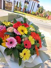 Букет цветов из:  Герберы #REPLACE_PRED# Медногорске