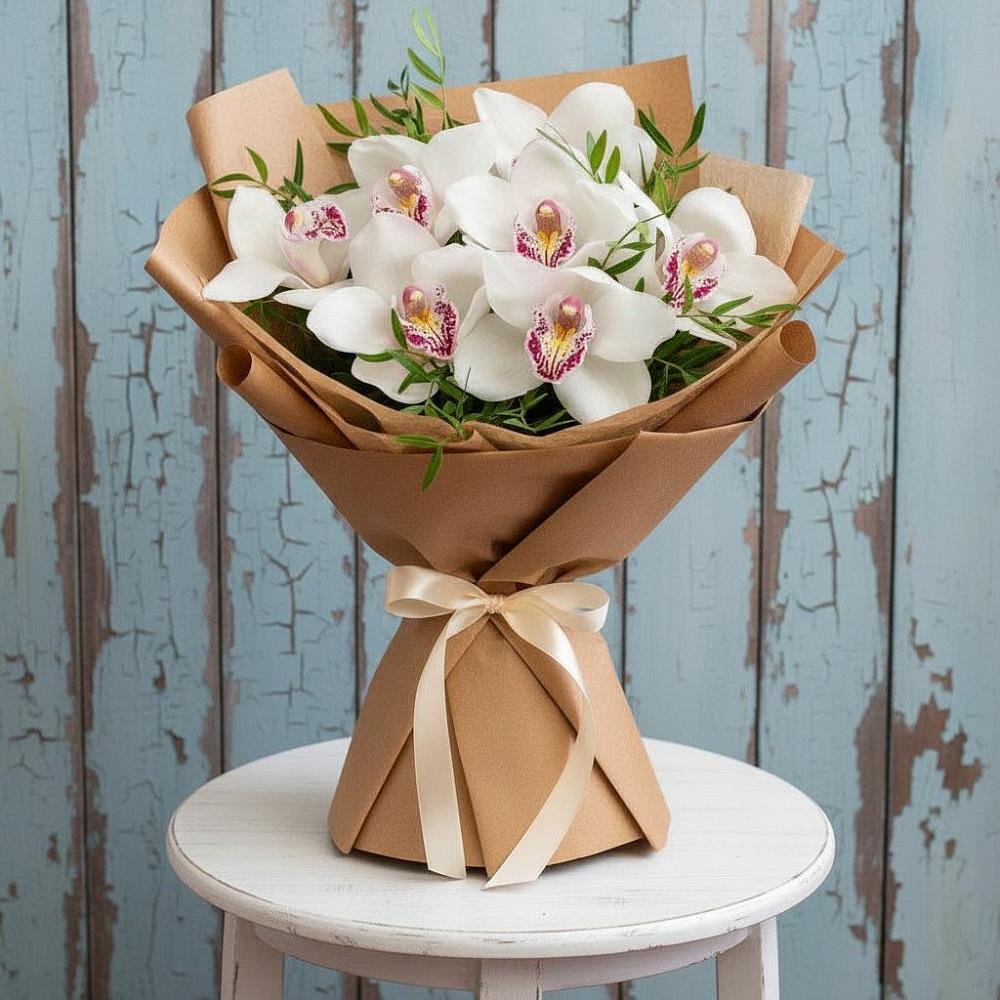 Букет цветов из: Орхидеи и Розы в Медногорске