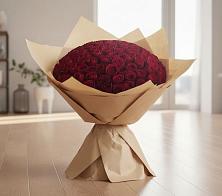 Букет 101 Красная роза в Медногорске
