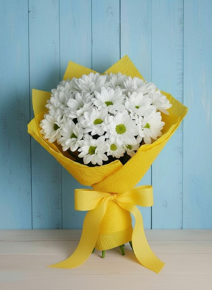 Букет цветов из: Хризантемы в Медногорске