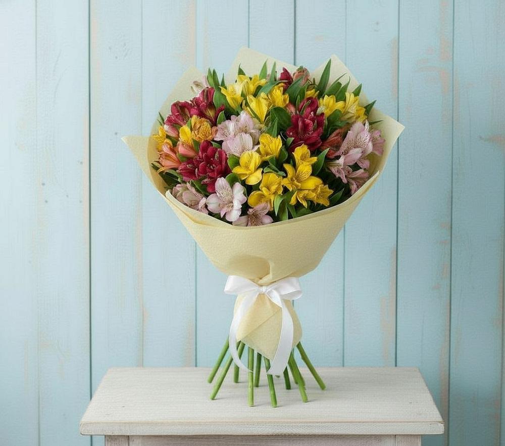 Букет цветов из: Альстромерии в Медногорске