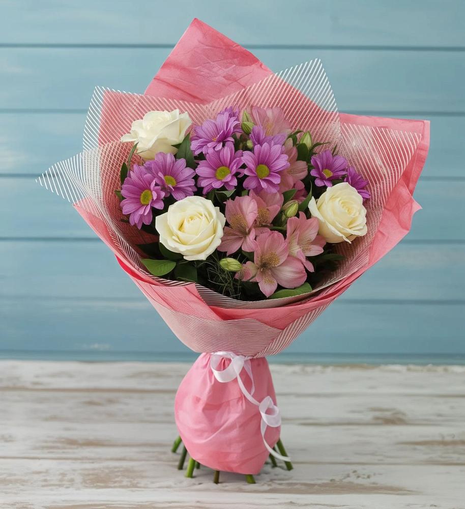 Букет цветов из: Герберы в Медногорске